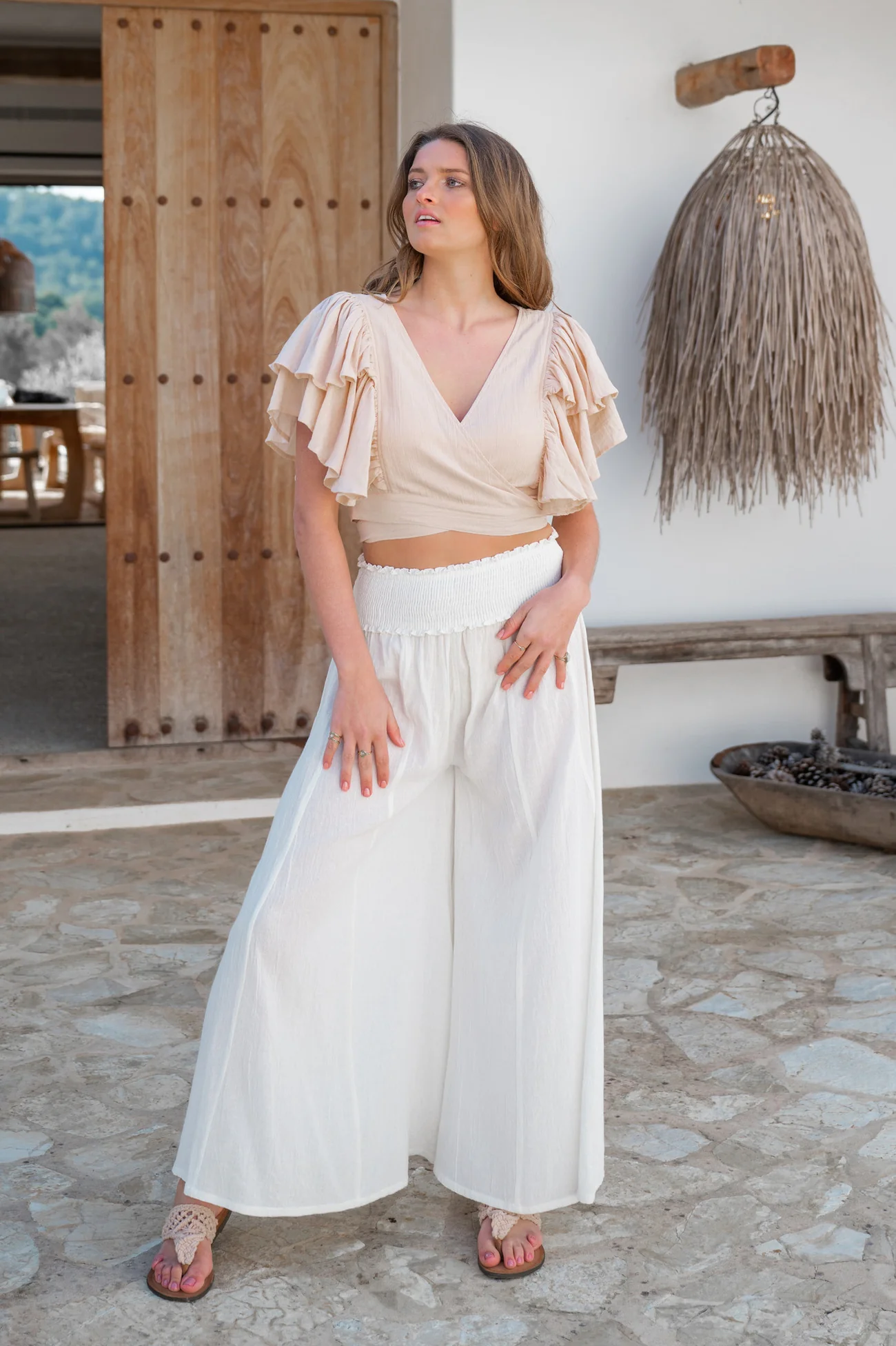 Pantalon Vena Ivory - Afbeelding 8