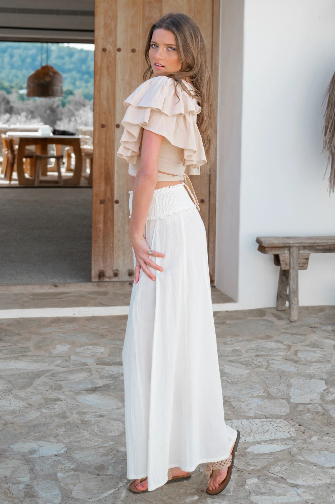 Pantalon Vena Ivory - Afbeelding 3