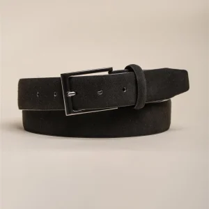 Leren Cavani Riem - BT02 Charcoal Suede