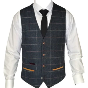 Marc Darcy - Gilet Eton Tweed