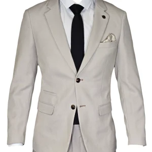 2-delig pak - Stone Double Breasted Heren kostuum - Marc Darcy HM5 Stone suit