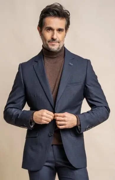 2-delig pak - Navy blauw pak voor Heren - Cavani 2pc Seeba suit