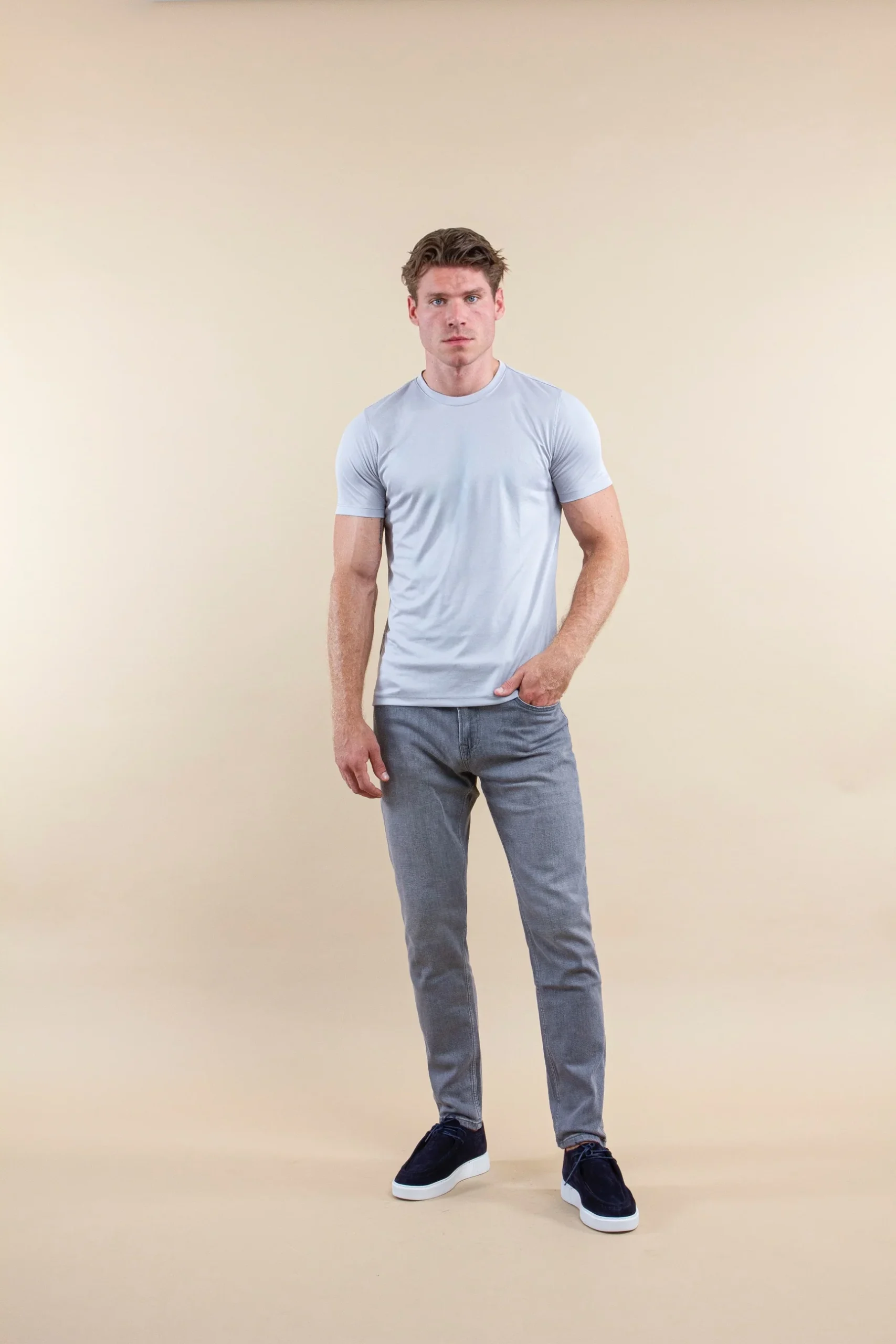 Mercerised Glans Luxury T-Shirt - Afbeelding 4