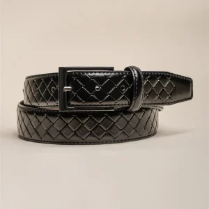 Leren Cavani Riem - BT06 Zwart