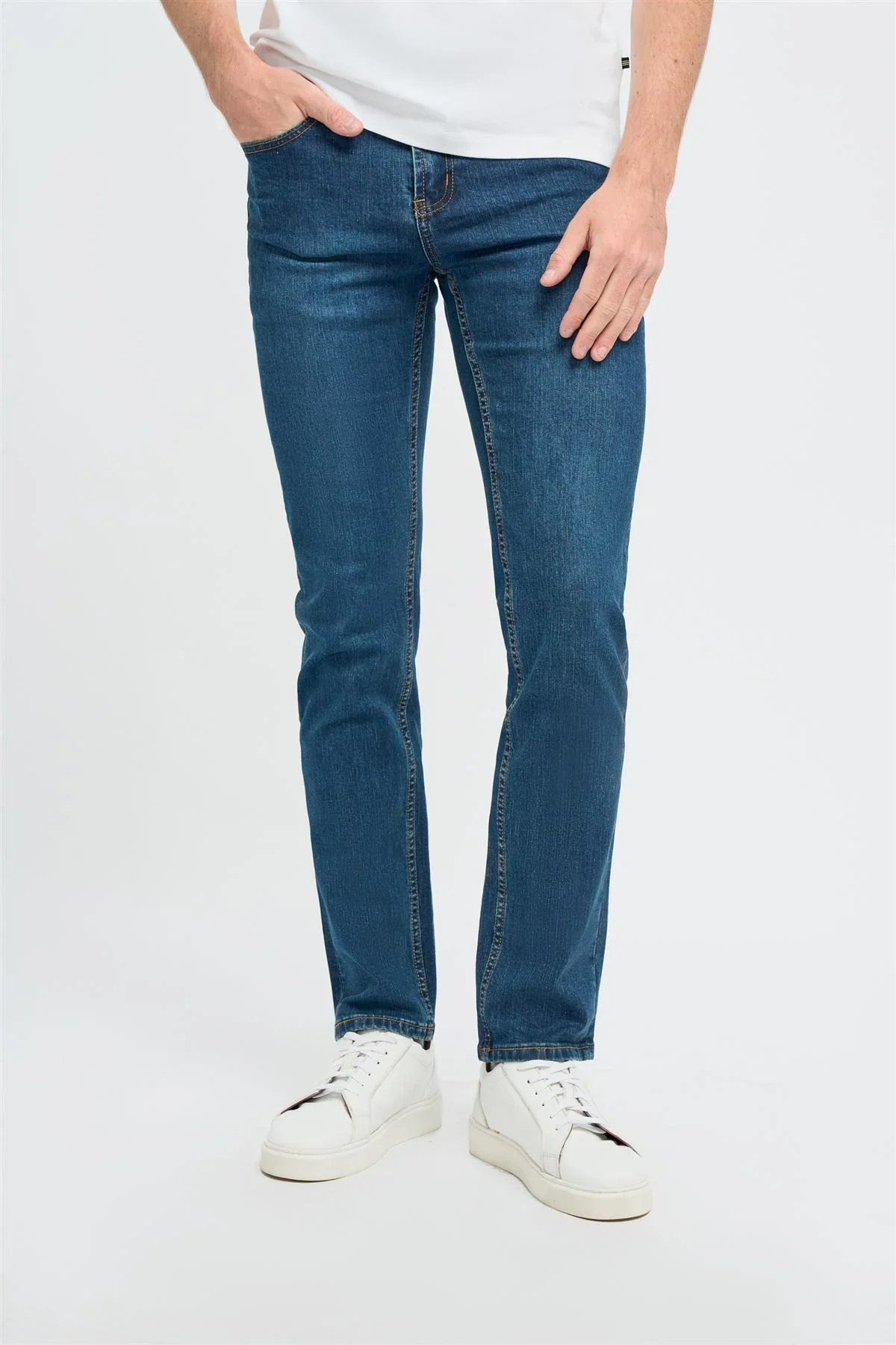 Cavani Heren Jeans - Milano Stone Wash - Afbeelding 2