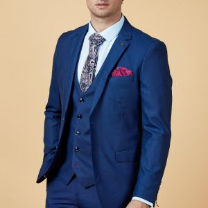 Driedelig kostuum Danny Royal Blue - Marc Darcy