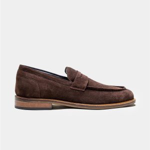 Cavani Jordan Suède Loafers - Donkerbruin