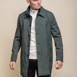 Cavani Brando Mac Coat - Olive