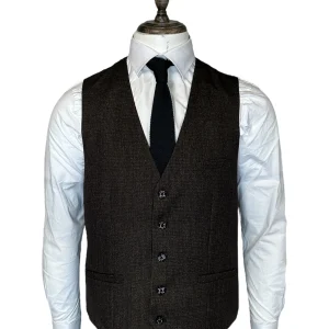 Cavani Caridi - Gilet Dark Brown