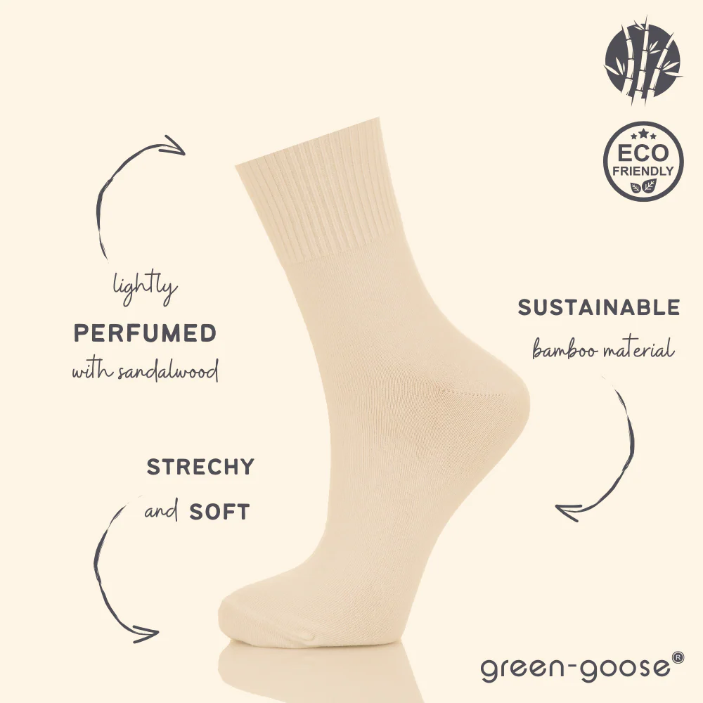 green-goose Bamboe Damessokken - 2 Paar - 95% Bamboe - Herfst - Afbeelding 4