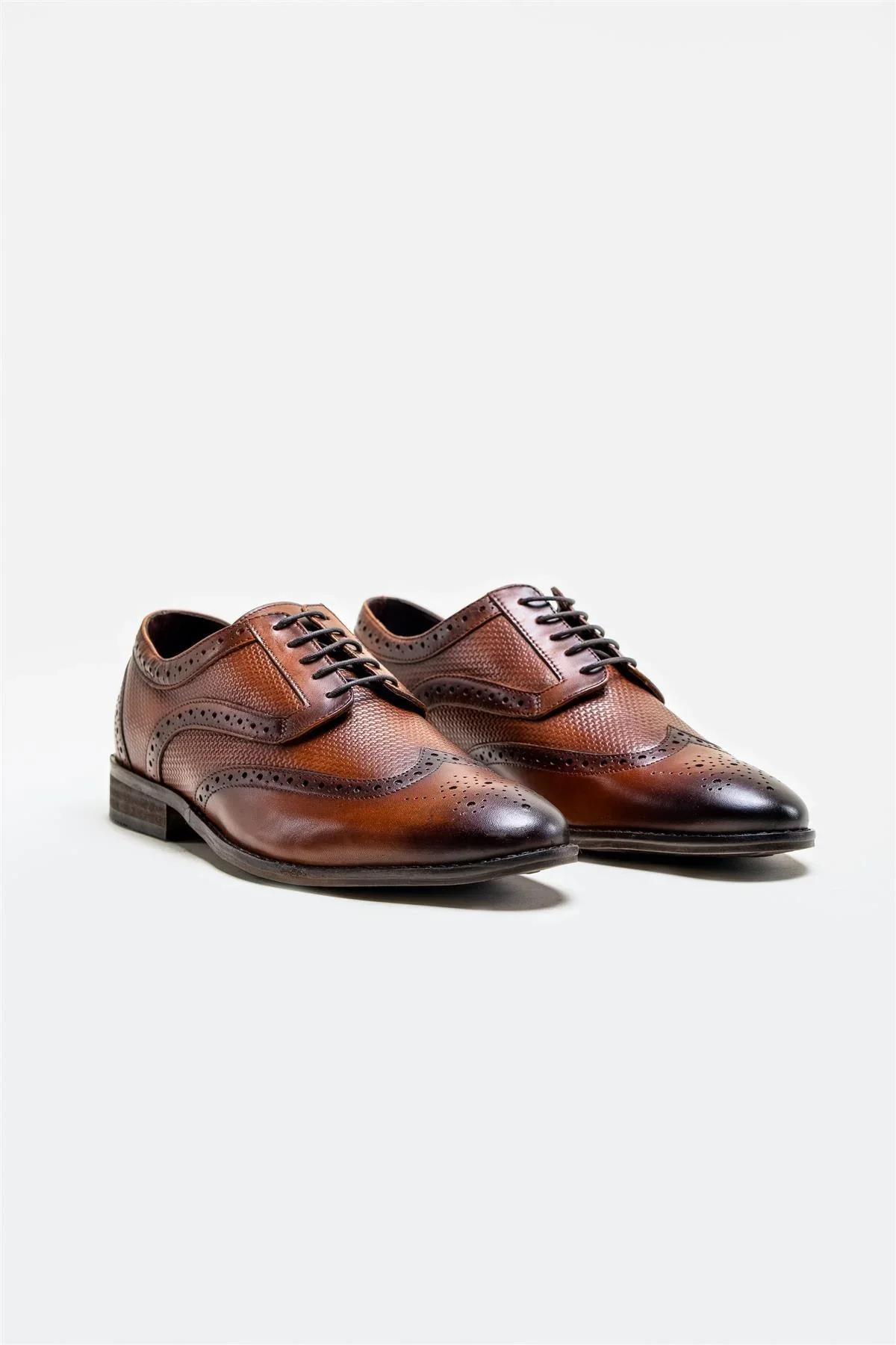 Cavani Orleans Schoenen Tan - Wingtip Brogue - Afbeelding 2