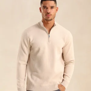 SOFT TOUCH KNIT HALF-ZIP