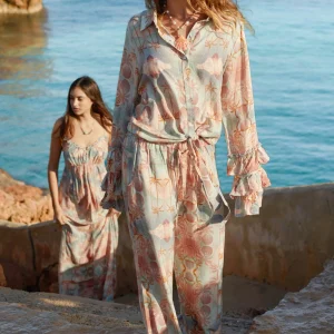 Baggy Pants Tropical Sunset