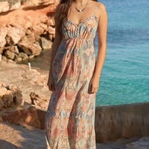 Long Dress Tropical Sunset