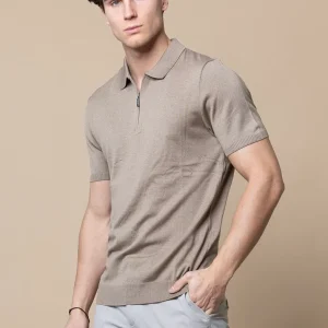 HALF-ZIP SHORTSLEEVE