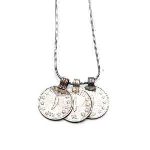 Grain Coin Necklace - 40CM