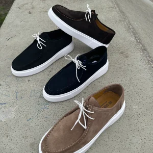 Suède Derby High Loafers