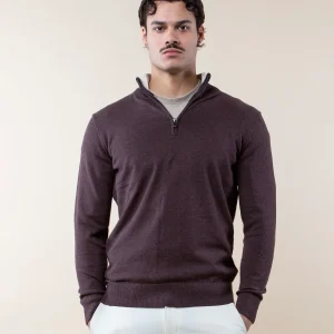 SIGNATURE HALF-ZIP SWEATER