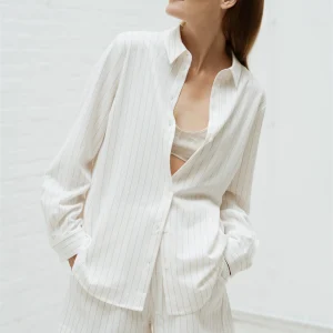 Page4 stripe | White, sand stripe