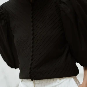 Marieke3 blouse | Black