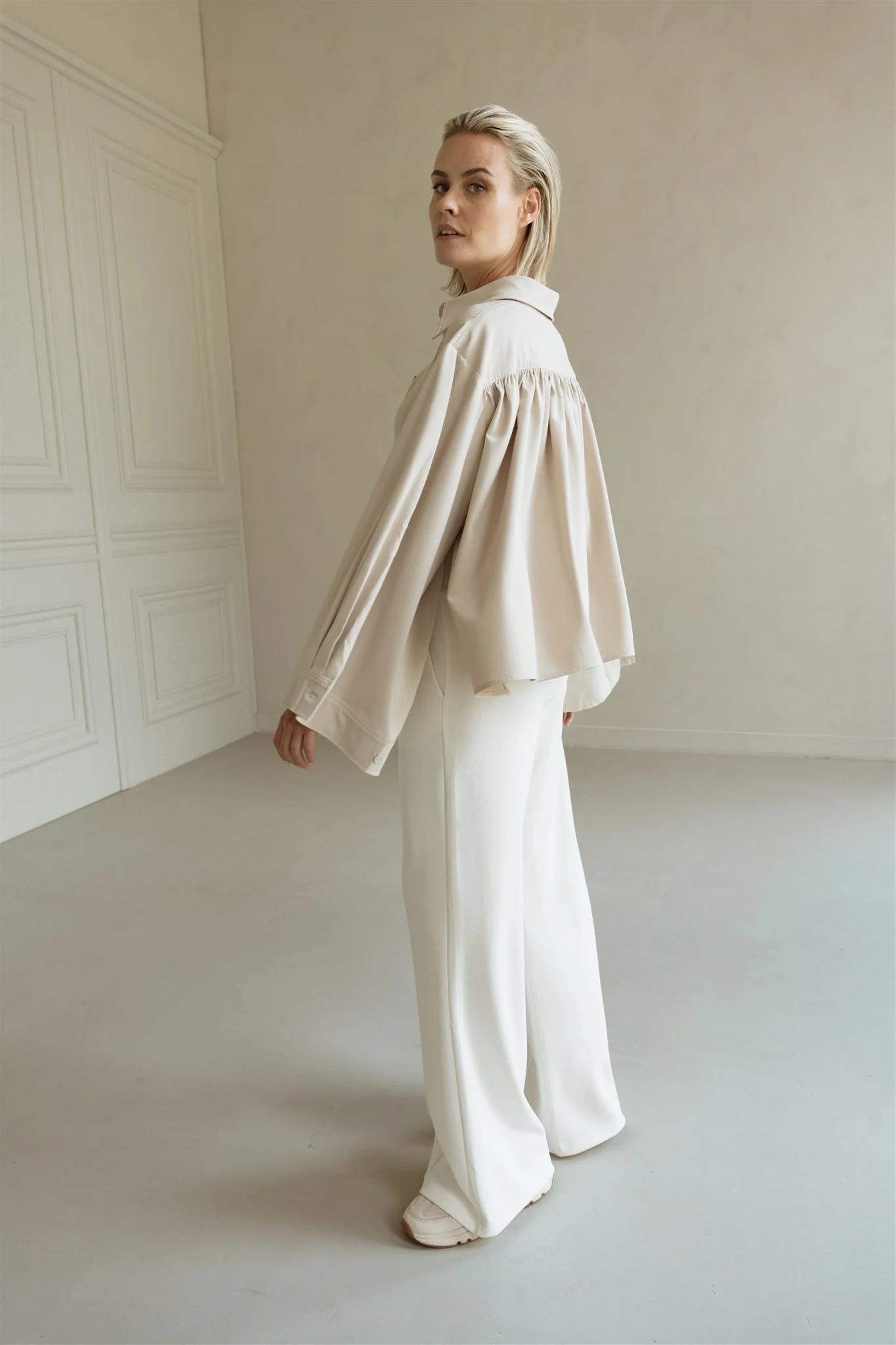 Blouse Loet | Aímée the Label | Sand - Afbeelding 3