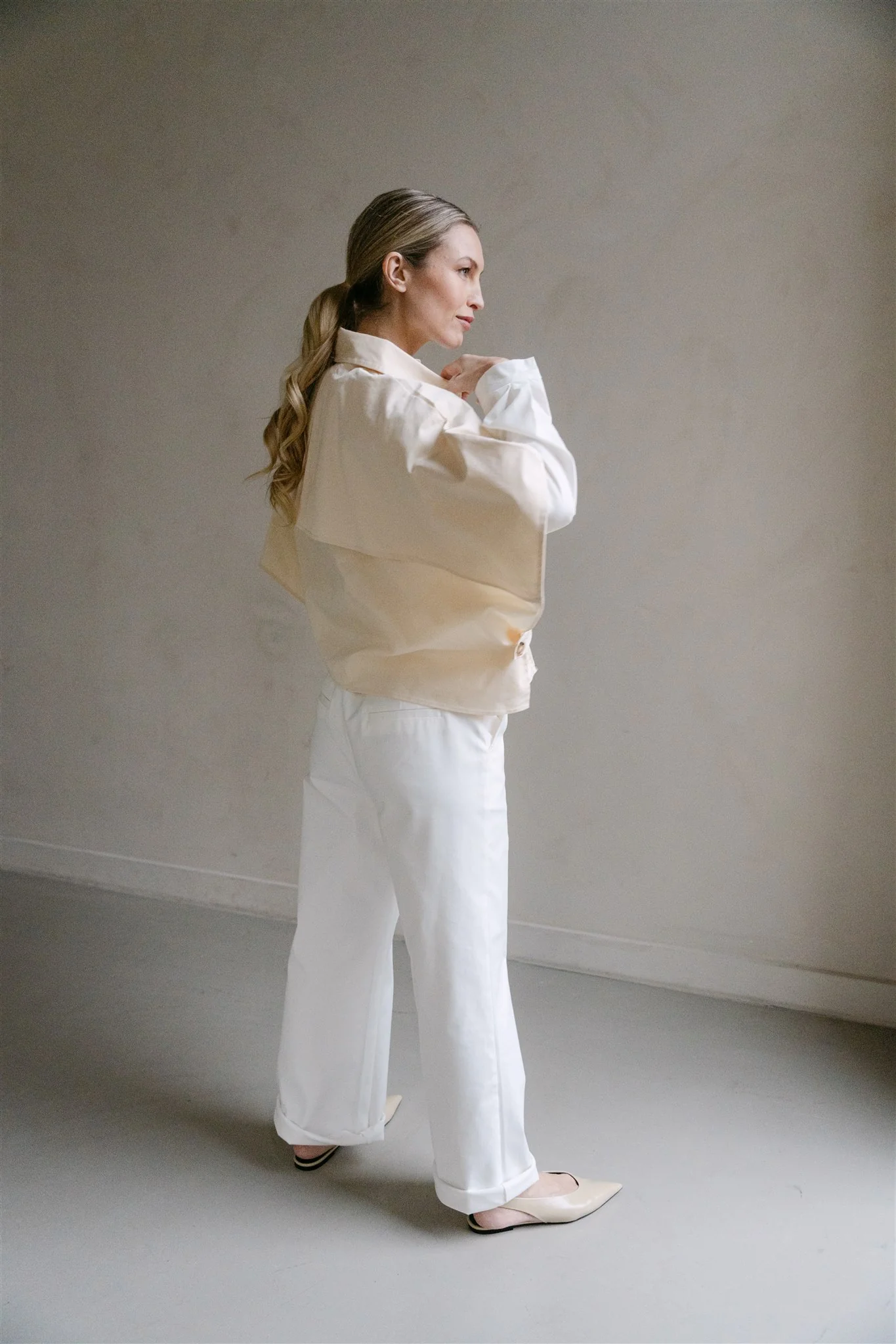 Broek Moos | Aímée the Label | White - Afbeelding 4
