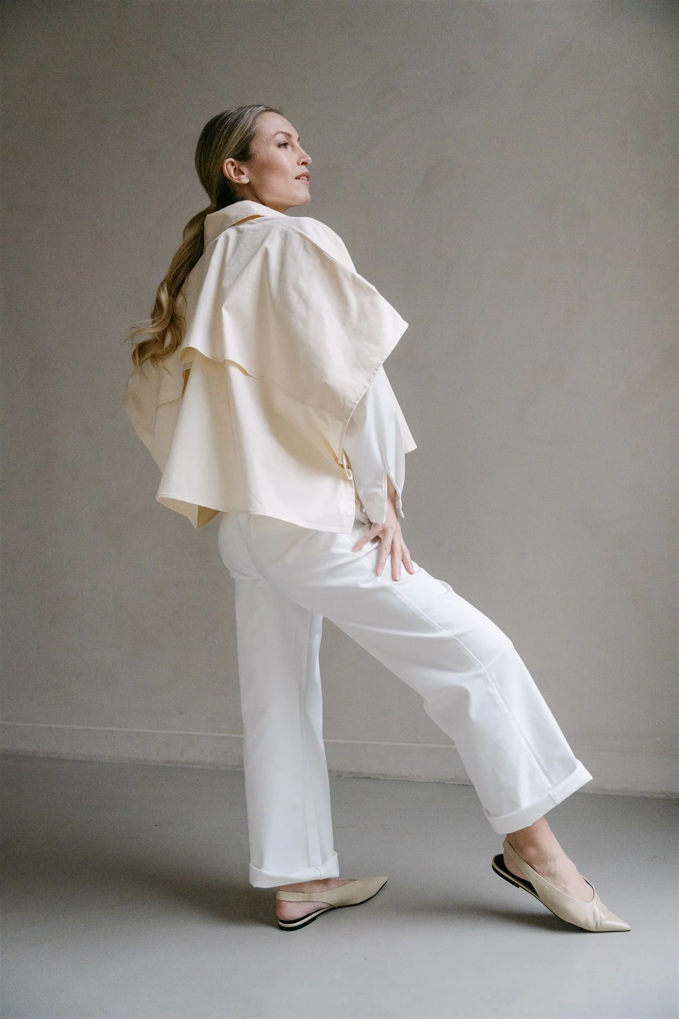 Broek Moos | Aímée the Label | White - Afbeelding 2