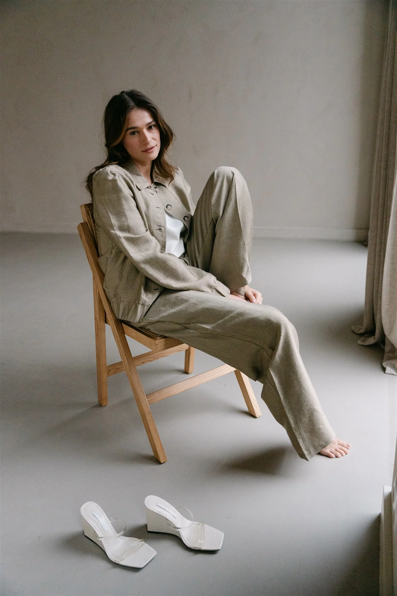 Broek Yon | Aímée the Label | Green Sparkling - Afbeelding 6