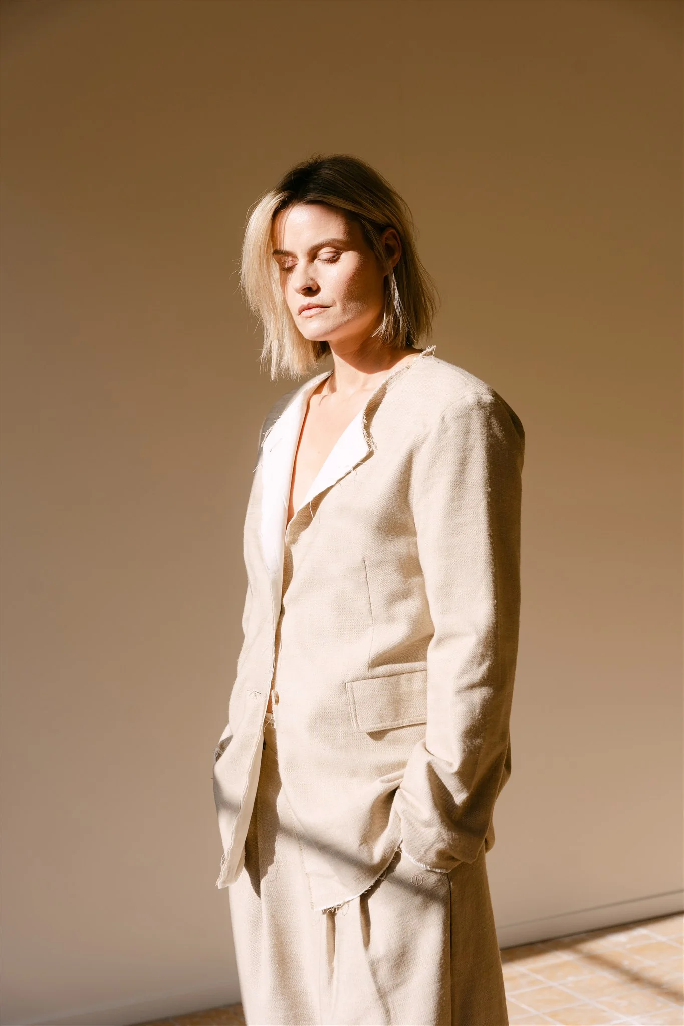 AlbaS6 Jeans Jacket | Sand - Afbeelding 4