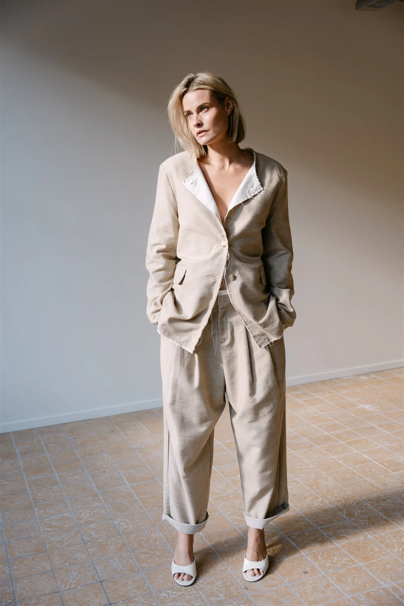 AlbaS6 Jeans Jacket | Sand - Afbeelding 2