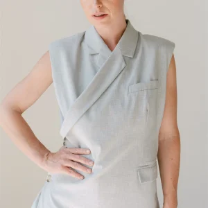 AlunaS6 Waistcoat | Light Grey