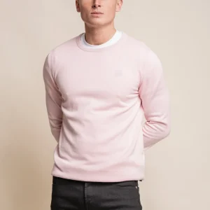 Cavani KN101 Pink - Gebreide trui voor heren