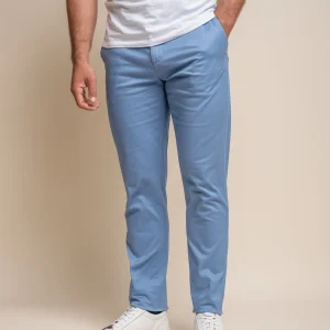 Chino broek heren Azure - Cavani Dakota