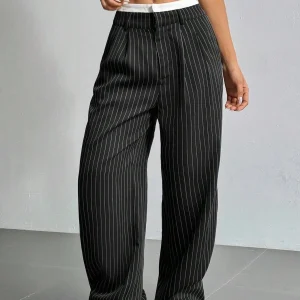 Baggy Broek Dames Zwart