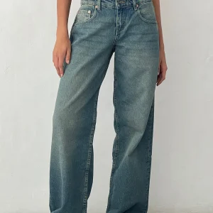 Baggy Jeans Dames Blauw