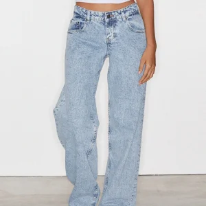 Baggy Jeans Dames Lichtblauw