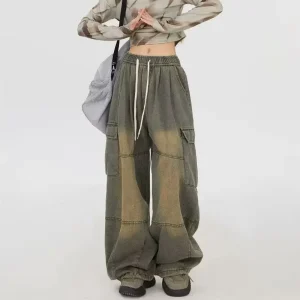 Baggy Jeans Dames Stretch