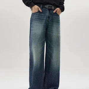 Baggy Jeans Heren Donkerblauw