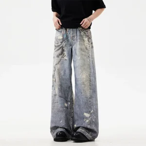Baggy Jeans Heren Print