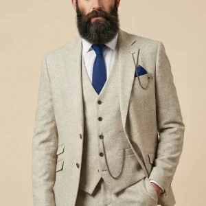 Driedelig Heren Kostuum - Cavani Thomas Pearl Grey