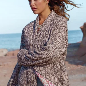 Reversible Padded Jacket Tiger Fantasy