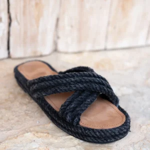 Sandal Rope Path Black