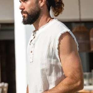 Sleeveless Top Raf Ivory