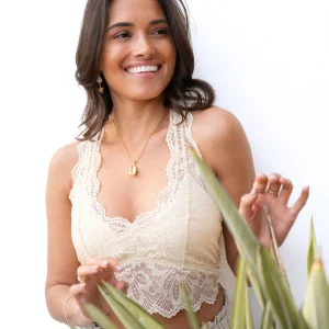 Bralette Lace Sand