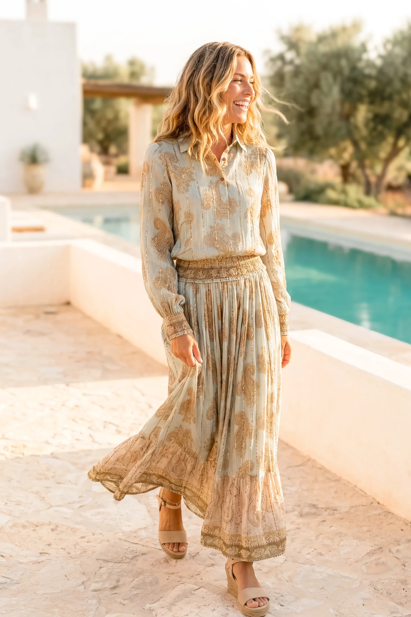 Blouse Briso Solmira Light Mint - Afbeelding 8