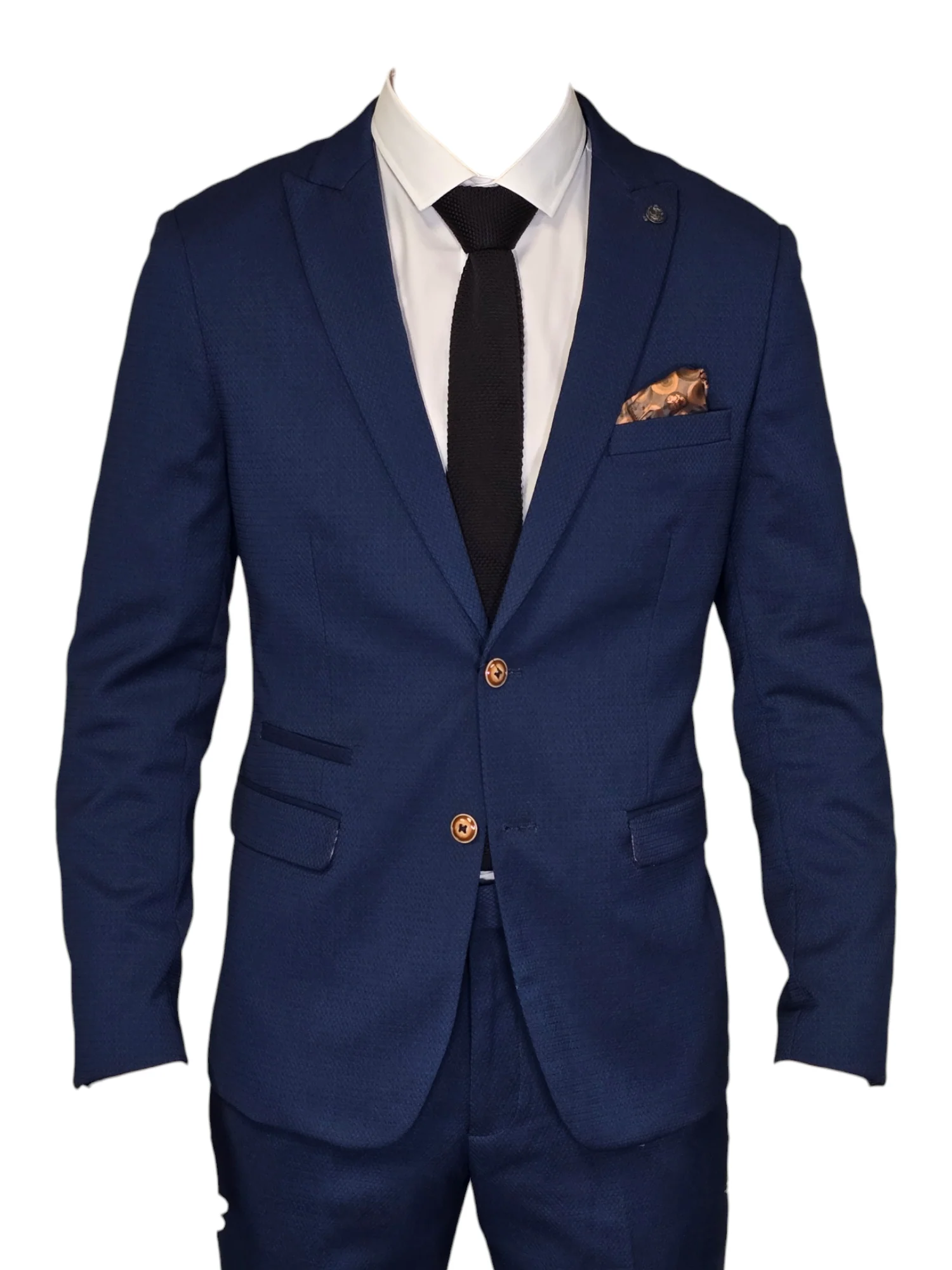 2- delig Royal blue pak -Marc Darcy Max Royal blue 2pc - Afbeelding 2