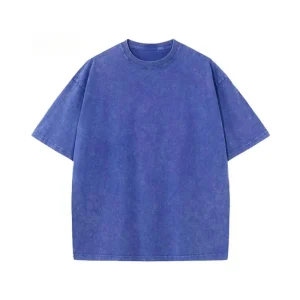 Oversized Shirt Heren Blauw