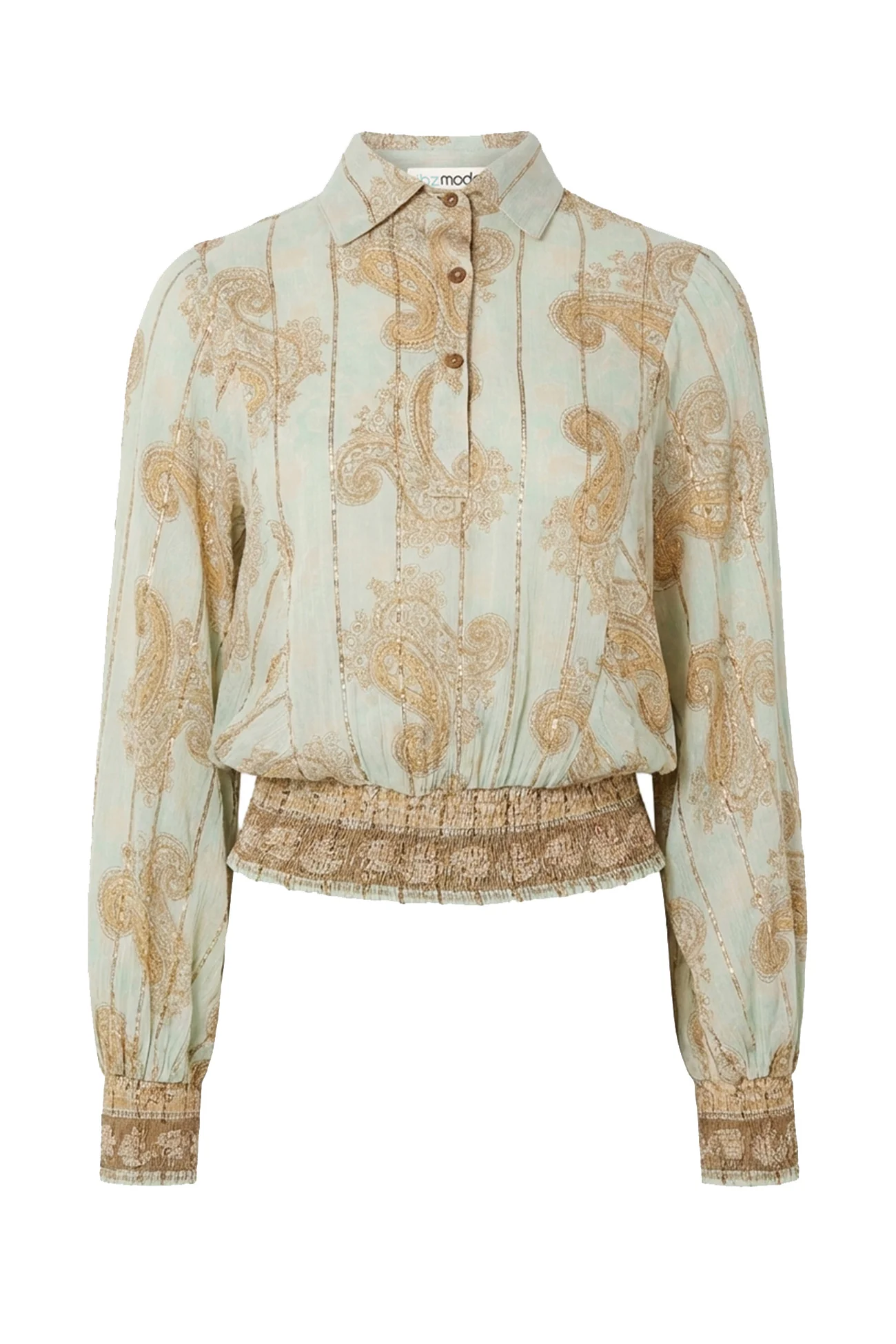 Blouse Briso Solmira Light Mint - Afbeelding 5