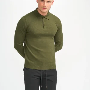 Cavani Boom Olive - Polo voor heren