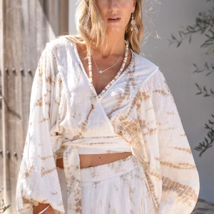 Wrap Top Alma Sera Ivory